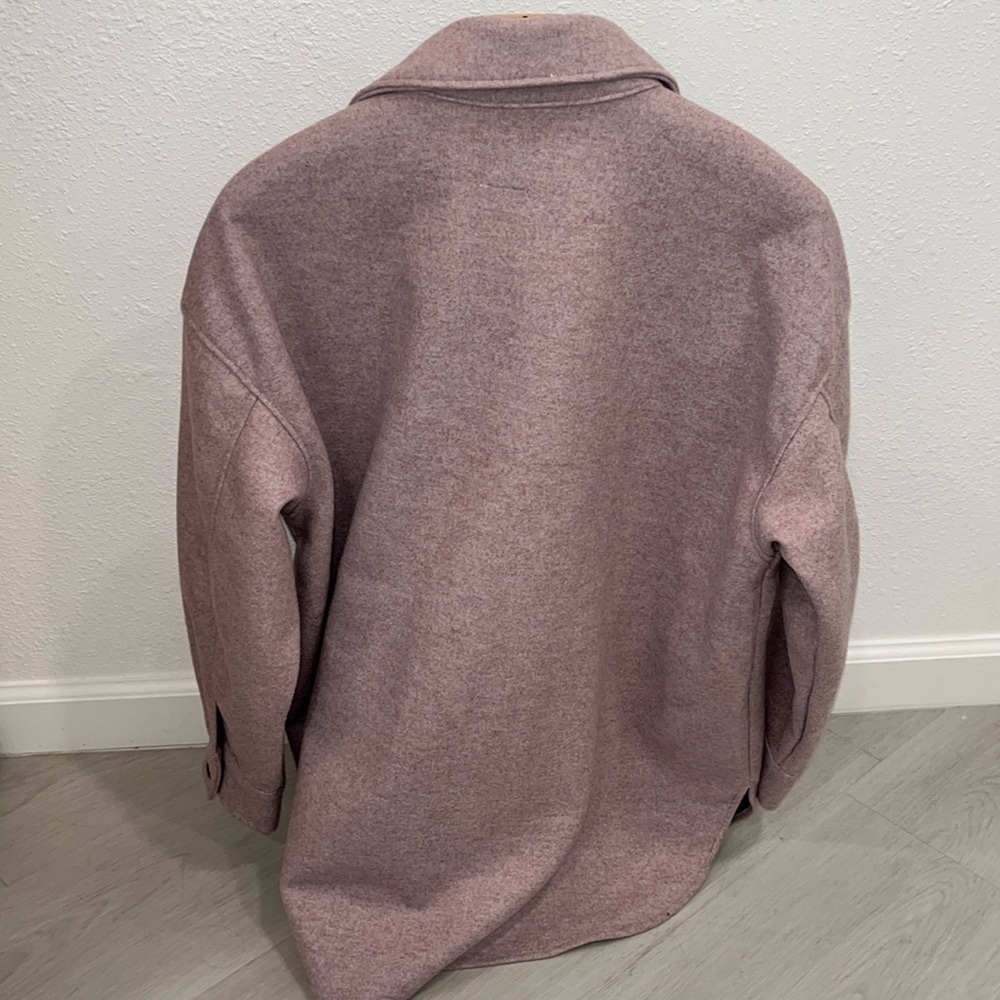 Light Mauve Button Down Jacket - image 2